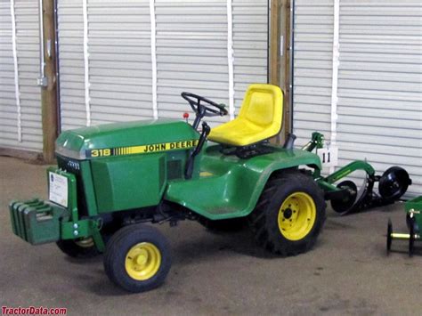 john deere 318 tractor data